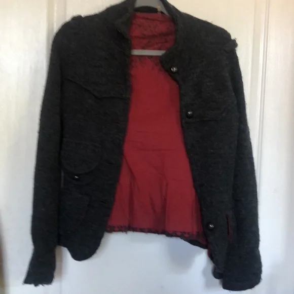 RARE agree people wool jacket coat small s 4 6